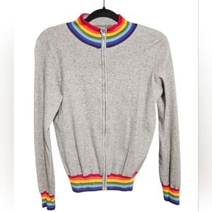 Madeleine Thompson × Aqua Full Zip Knit Jacket Small